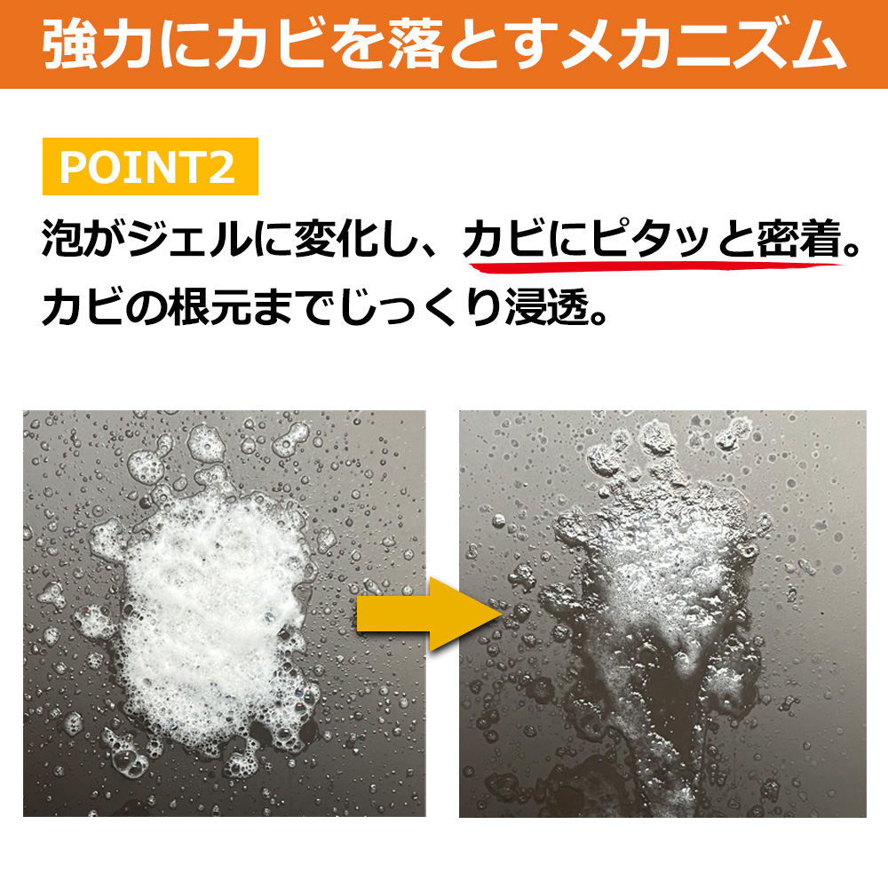 強力にカビを落とすメカニズム2
